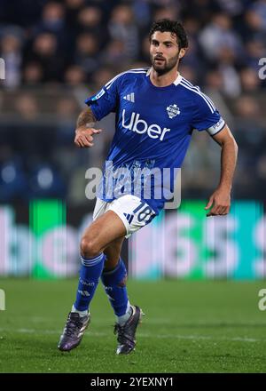 Como, Italia. 31 ottobre 2024. Patrick Cutrone di Como 1907 durante la partita di serie A allo Stadio Giuseppe Sinigaglia, Como. Il credito per immagini dovrebbe essere: Jonathan Moscrop/Sportimage Credit: Sportimage Ltd/Alamy Live News Foto Stock