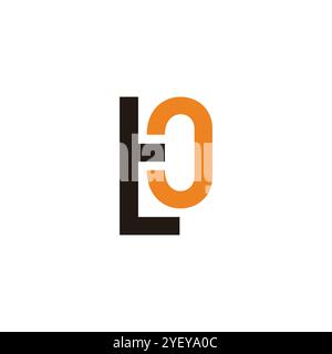 lettera tc a semplice vettore del logo colorato Illustrazione Vettoriale