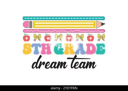 Progettazione SVG griglia insegnante Illustrazione Vettoriale