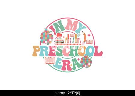 Leva del libro degli insegnanti SVG Design Illustrazione Vettoriale