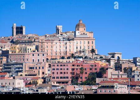 Centro città - Cagliari - Sardegna - Italia - Europa Foto Stock