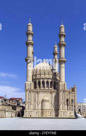 La moschea Heydar è una moschea azera situata a Baku, Azerbaigian, Asia Foto Stock