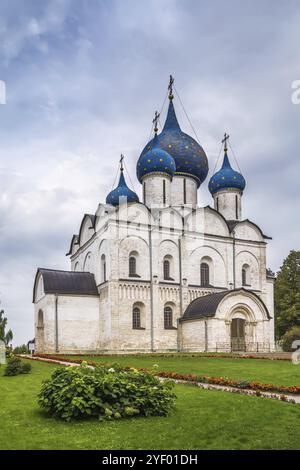 Cattedrale della Natività nel Cremlino di Suzdal, Russia, Europa Foto Stock