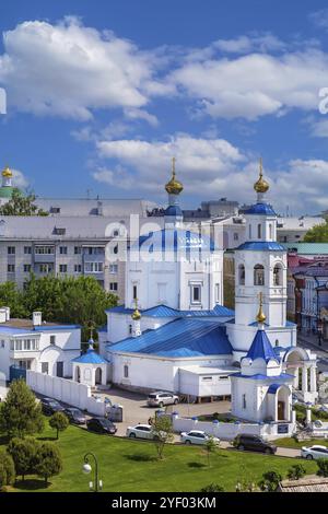 Chiesa del Santo grande Martire Paraskeva venerdì nella città di Kazan, Russia, Europa Foto Stock