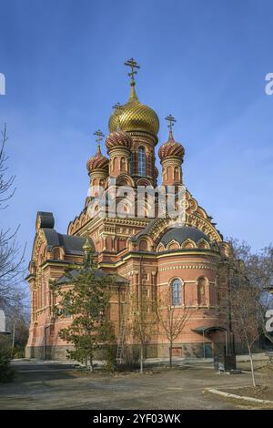 Chiesa nel monastero di Giovanni Battista, Astrakhan, Russia, Europa Foto Stock