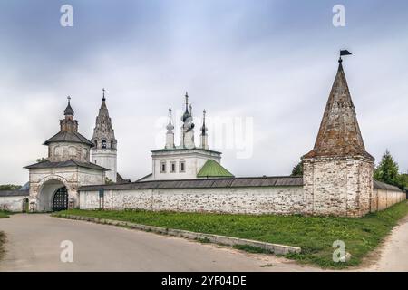 Il monastero di Sant'Alessandro fu fondato da Alexander Nevsky nel 1240 a Suzdal, Russia, in Europa Foto Stock