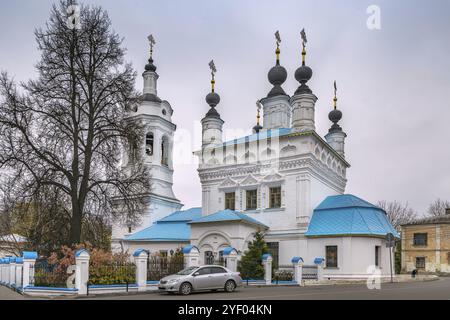 Chiesa dell'Intercessione della Beata Vergine Maria sul Moato, Kaluga, Russia, Europa Foto Stock