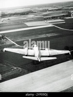 Canberra B(i) Mk8 da RAF Laarbruch a basso livello sopra la Germania Ovest nel 1972 Foto Stock