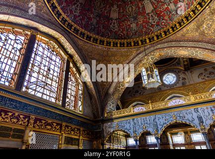 Harem Imperial Hall del Palazzo Topkapi a Istanbul, Turchia. Foto Stock