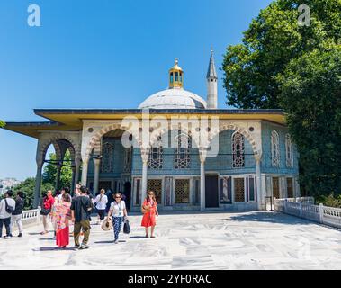 Il Padiglione Baghdad del Palazzo Topkapi a Istanbul, Turchia. Foto Stock