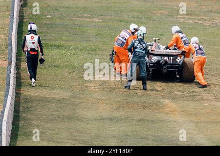 San Paolo, Brasile. 16 ottobre 2024. SAN PAOLO, BRASILE - 02 NOVEMBRE: Niko Hulkenberg del team Haas F1 durante la gara sprint del Gran Premio del Brasile di Formula 1 FIA all'autodromo Jose Carlos Pace il 2 novembre 2024 a Interlagos, San Paolo, Brasile. (Marcelo Machado de Melo /SPP) credito: SPP Sport Press Photo. /Alamy Live News Foto Stock