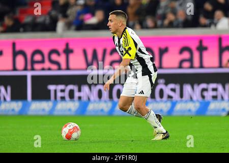 ABD0135 20241102 - LINZ - Österreich: Branko Jovicic (LASK) AM Sonntag, 3. 2024 novembre, während der Admiral Bundesliga-Begegnung, Grunddurchgang, 12 anni. Spieltag, zwischen LASK Linz und TSV Egger Glas Hartberg a Linz. - FOTO: APA/EXPA/REINHARD EISENBAUER - 20241103 PD0028 credito: APA-PictureDesk/Alamy Live News Foto Stock