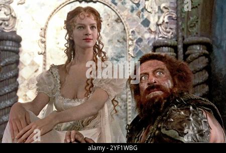 LE AVVENTURE DEL BARONE MUNCHAUSEN film della Columbia Pictures del 1988 con Uma Thurman e Oliver Reed Foto Stock
