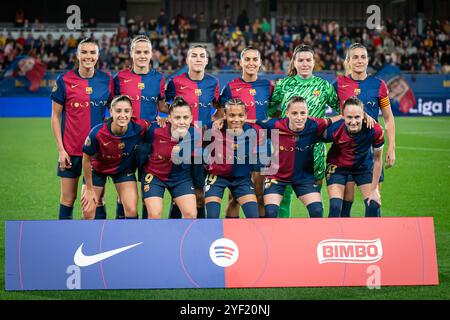 Sant Joan Despi, Spagna. 2 novembre 2024. Durante una partita di Liga F tra FC Barcelona e SD Eibar all'Estadi Johan Cruyff a Sant Joan Despi, Barcellona, Spagna, il 2 novembre 2024. Foto di Felipe Mondino/Sipa USA credito: SIPA USA/Alamy Live News Foto Stock