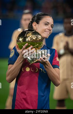 Sant Joan Despi, Spagna. 2 novembre 2024. Durante una partita di Liga F tra FC Barcelona e SD Eibar all'Estadi Johan Cruyff a Sant Joan Despi, Barcellona, Spagna, il 2 novembre 2024. Foto di Felipe Mondino/Sipa USA credito: SIPA USA/Alamy Live News Foto Stock