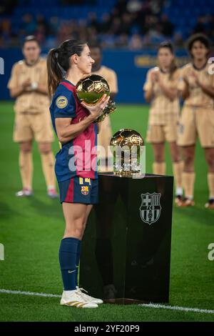 Sant Joan Despi, Spagna. 2 novembre 2024. Durante una partita di Liga F tra FC Barcelona e SD Eibar all'Estadi Johan Cruyff a Sant Joan Despi, Barcellona, Spagna, il 2 novembre 2024. Foto di Felipe Mondino/Sipa USA credito: SIPA USA/Alamy Live News Foto Stock