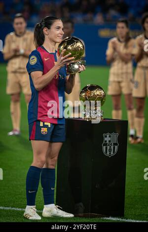 Sant Joan Despi, Spagna. 2 novembre 2024. Durante una partita di Liga F tra FC Barcelona e SD Eibar all'Estadi Johan Cruyff a Sant Joan Despi, Barcellona, Spagna, il 2 novembre 2024. Foto di Felipe Mondino/Sipa USA credito: SIPA USA/Alamy Live News Foto Stock