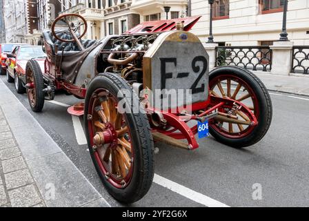 1904 Fiat 130HP in mostra allo spettacolo automobilistico 2024 St James a Pall Mall Londra Regno Unito Foto Stock