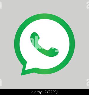 Vettore icona WhatsApp Illustrazione Vettoriale