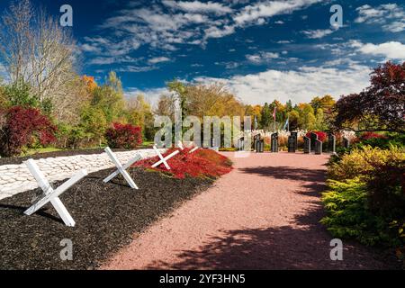 Veterans Memorial Park   Bass River, nuova Scozia, CAN Foto Stock