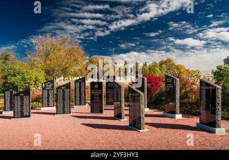 Veterans Memorial Park   Bass River, nuova Scozia, CAN Foto Stock