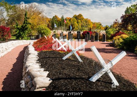 Veterans Memorial Park   Bass River, nuova Scozia, CAN Foto Stock