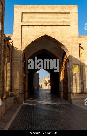 Bazar Toki Sarrafon Trading Dome a Buchara, Uzbekistan. Foto Stock