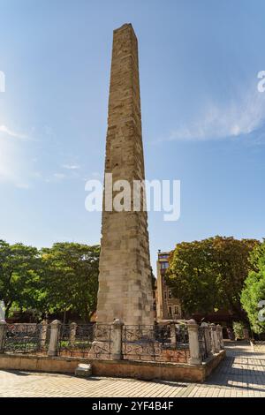 L'Obelisco murato (Obelisco di Costantino) a Istanbul, Turchia Foto Stock