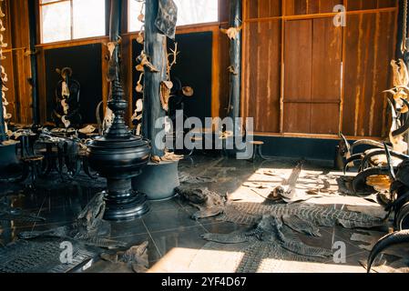 Chiang Rai, Thailandia - 27 luglio 2024: Baan Dam o Casa Nera, Museo d'Arte. Foto di alta qualità Foto Stock