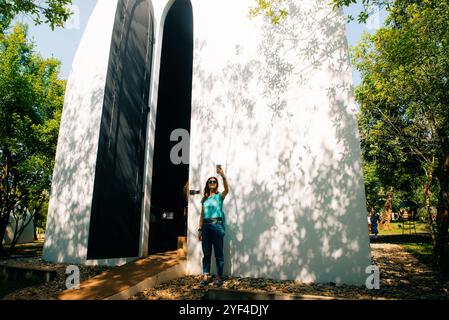 Chiang Rai, Thailandia - 27 luglio 2024: Baan Dam o Casa Nera, Museo d'Arte. Foto di alta qualità Foto Stock