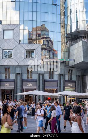 Viste in Stock-IM-Eisen-Platz, Vienna, Austria, Europa. Foto Stock