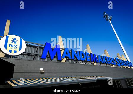 WAALWIJK, Paesi Bassi. 3 novembre 2024. SPO, Mandemakers Stadium, Dutch eredivisie, stagione 2024/2025, durante la partita RKC - Almere City, Stadiumoverview credito: Tiri pro/Alamy Live News Foto Stock