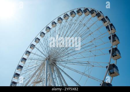 Newcastle Regno Unito: 26 giugno 2024: Fiera funebre Newcastle Hoppings nella giornata di sole Foto Stock