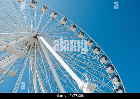 Newcastle Regno Unito: 26 giugno 2024: Fiera funebre Newcastle Hoppings nella giornata di sole Foto Stock