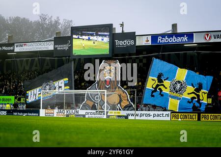 WAALWIJK, Paesi Bassi. 3 novembre 2024. SPO, Mandemakers Stadium, Dutch eredivisie, stagione 2024/2025, durante la partita RKC - Almere City, atmosfera nello stadio crediti: Tiri pro/Alamy Live News Foto Stock