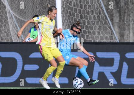 Cercola, Italia, 3 novembre 2024 durante il calcio - serie A Italiana donne tra Napoli femminile vs Juventus FC:Agostino Gemito/ Alamy Live News Foto Stock