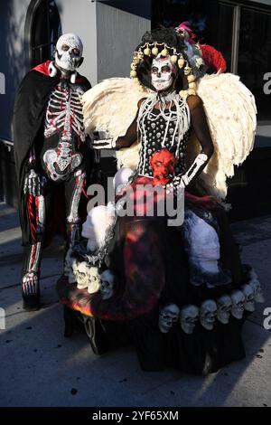 Fort Lauderdale, Florida, Stati Uniti. 2 novembre 2024. Vista del 2024 Day of the Dead Festival al Revolution Live il 2 novembre 2024 a Fort Lauderdale, Florida. Crediti: Mpi04/Media Punch/Alamy Live News Foto Stock