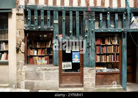 Vecchia libreria Limoges Foto Stock