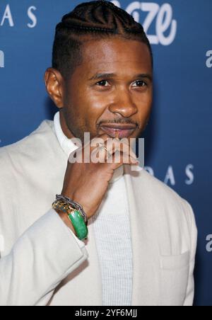 Usher all'arte di Elysium del XII cielo annuale celebrazione tenutasi presso la Sala Privata a Los Angeles, negli Stati Uniti il 5 gennaio 2019. Foto Stock