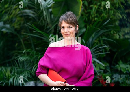 Londra, Inghilterra - 3 novembre: Olivia Colman partecipa alla prima mondiale di Paddington Oin Perù a Leicester Square il 3 novembre 2024 a Londra, Inghilterra (credito: Lounisphotography / Alamy Live News) Foto Stock