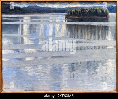 Lago Keitele, 1905, Akseli Gallen-Kallela (1865-1931), The National Gallery, Londra, REGNO UNITO. Foto Stock