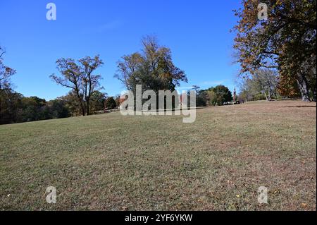 Parco pubblico di Maymont a Richmond, Virginia durante l'autunno e l'autunno. Foto Stock