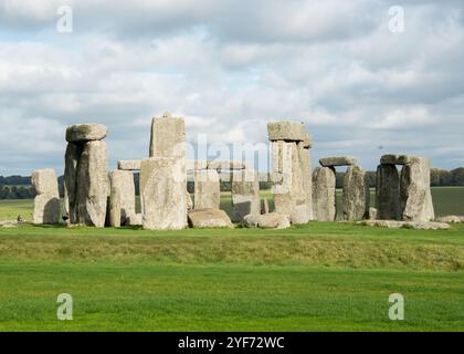 Stonehenge in Inghilterra Foto Stock