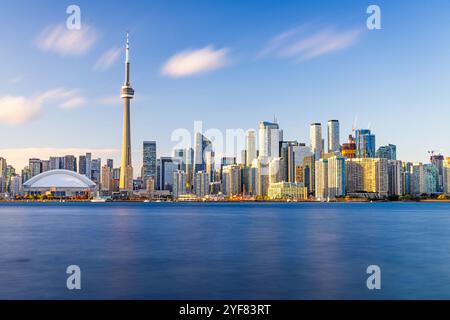 Toronto, Ontario, Canada al crepuscolo. Foto Stock