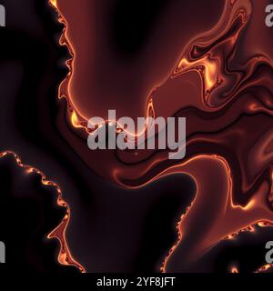 Mandala psichedelico Fractal astratto con simmetria cosmica e modelli caleidoscopici per la Meditazione e la visualizzazione della coscienza alterata Foto Stock