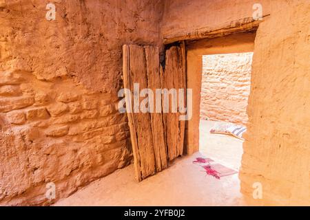 Casa tradizionale nella città vecchia di al Ula, Arabia Saudita Foto Stock