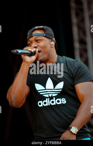 DJ Locksmith - Rudimental, V2013, Hylands Park, Chelmsford, Essex, Regno Unito - 18 agosto 2013 Foto Stock