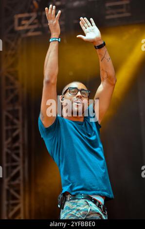 Rudimental, V2013, Hylands Park, Chelmsford, Essex, Regno Unito - 18 agosto 2013 Foto Stock