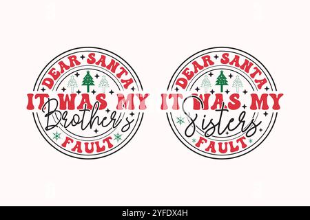 T-shirt natalizia Boho, design SVG Christmas Wenter Illustrazione Vettoriale