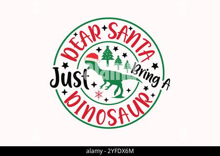 T-shirt natalizia Boho, design SVG Christmas Wenter Illustrazione Vettoriale